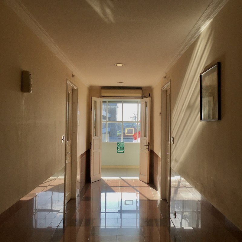 Modern healthcare clinic interior